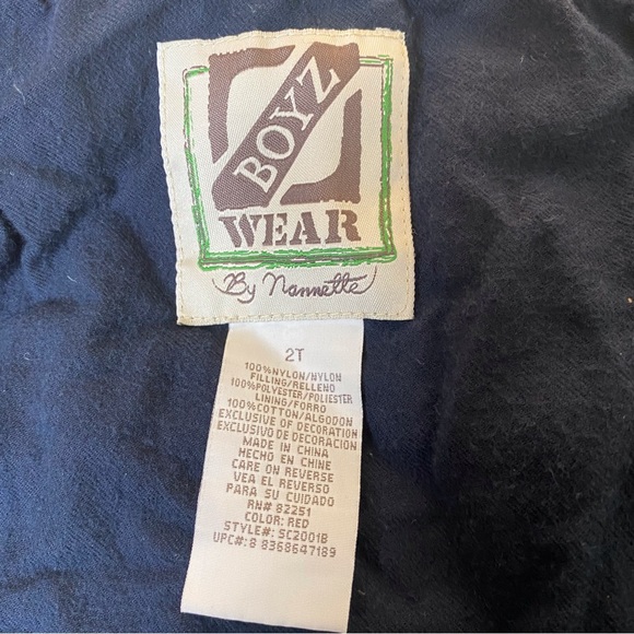 Boyz Wear Nannette Nylon Winter Puffer Coat Jacket - Picture 3 of 5